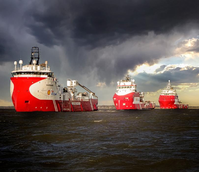 Offshore Drie Schepen