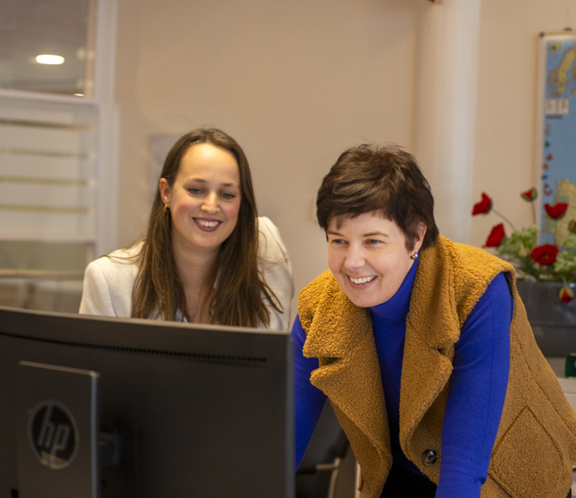 Kantoor Shipping Computer Mirte Barbara